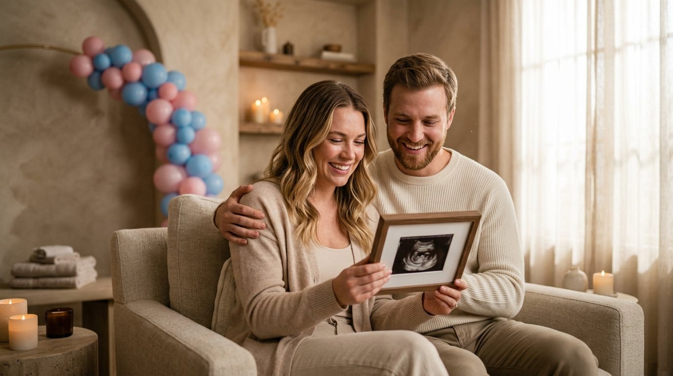 The joy of seeing virtually the baby